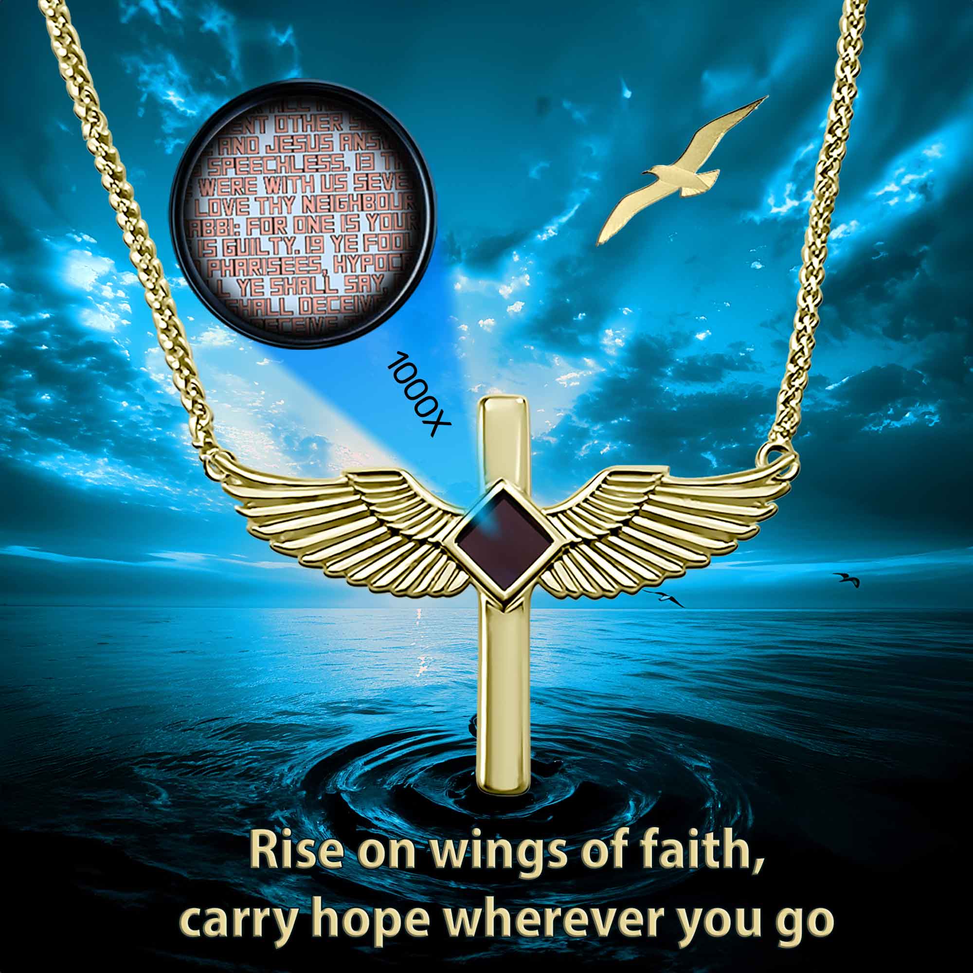 Nano Bible Necklace Tree Of Life Pendant With Entire Bible Inside From My Nano Jewelry


